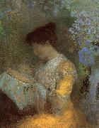 Odilon Redon Madame Arthur Fontaine France oil painting reproduction